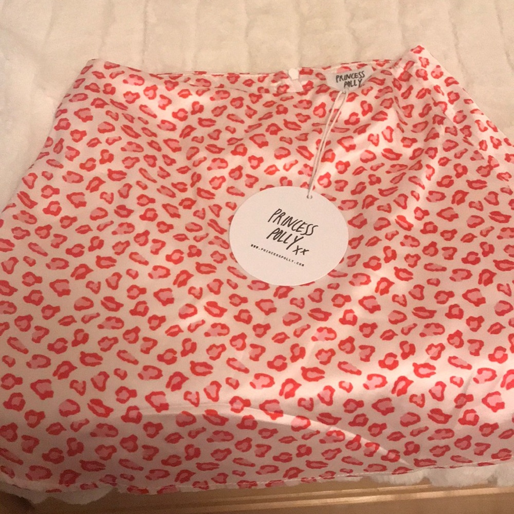 princess polly cheetah print skirt